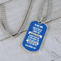 To My Son | Gift For Son | Dog Tag
