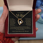To My Beautiful Wife | Love You Forever And Always | Forever Love Necklace BG