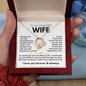 Forever Love Necklace | Gift for Wife | Heartfelt Message Card