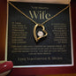 To My Beautiful Wife | Love You Forever And Always | Forever Love Necklace BG