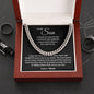 To My Son | Gift For Son | Cuban Link Chain | Love Mom