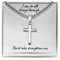 Cuban Link Chain with Cross | Gift For Son | Gift For Dad | Gift For Brother | Gift For Grandson