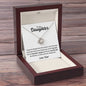 To My Daughter | Gift For Daughter | Love Knot Necklace | WB