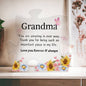 Acrylic Puzzel Piece | Grandma