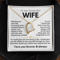 Forever Love Necklace | Gift for Wife | Heartfelt Message Card