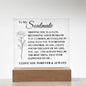To My Soulmate | Acrylic Plaque