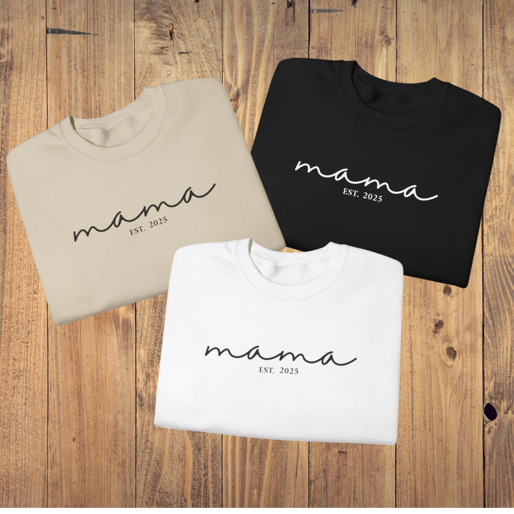 Mama Sweatshirt |Kids Names On Sleeve | Mom Sweatshirt | Gift For Mom | Up To 9 Names On Sleeve