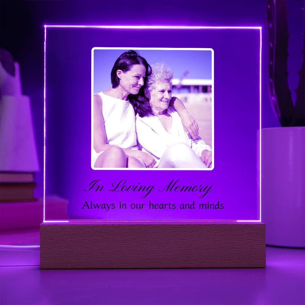 In Loving Memory | Photo Upload | Acrylic Square Plaque