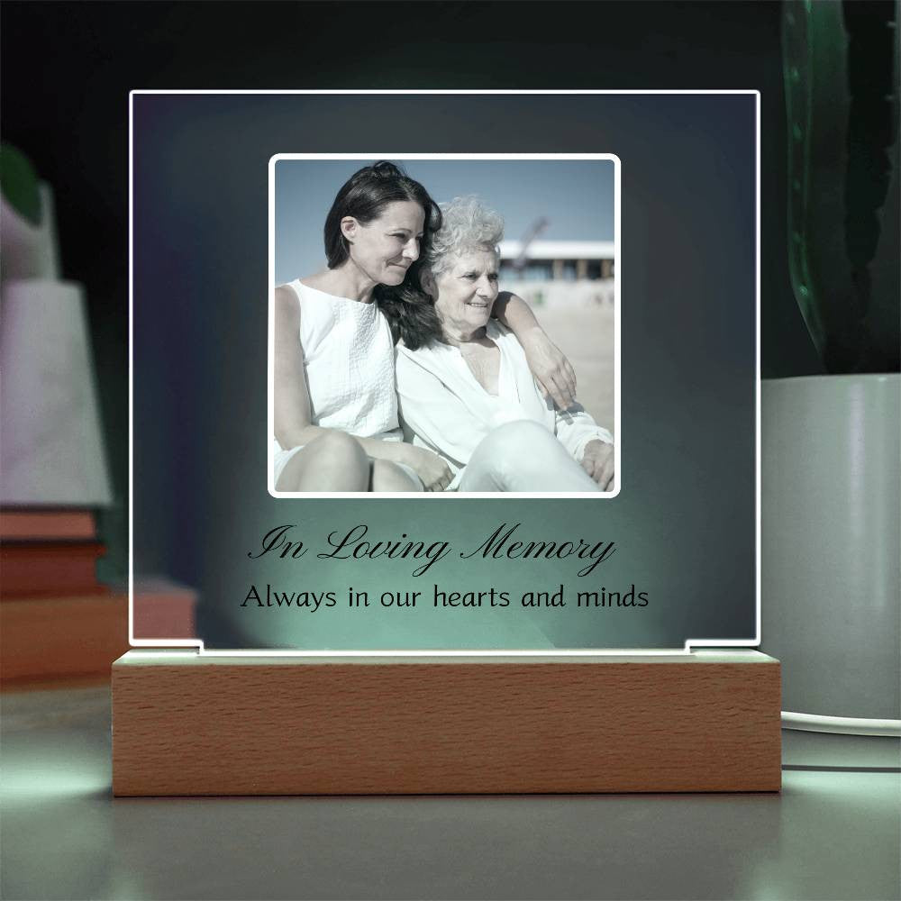 In Loving Memory | Photo Upload | Acrylic Square Plaque