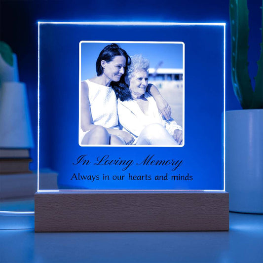 In Loving Memory | Photo Upload | Acrylic Square Plaque