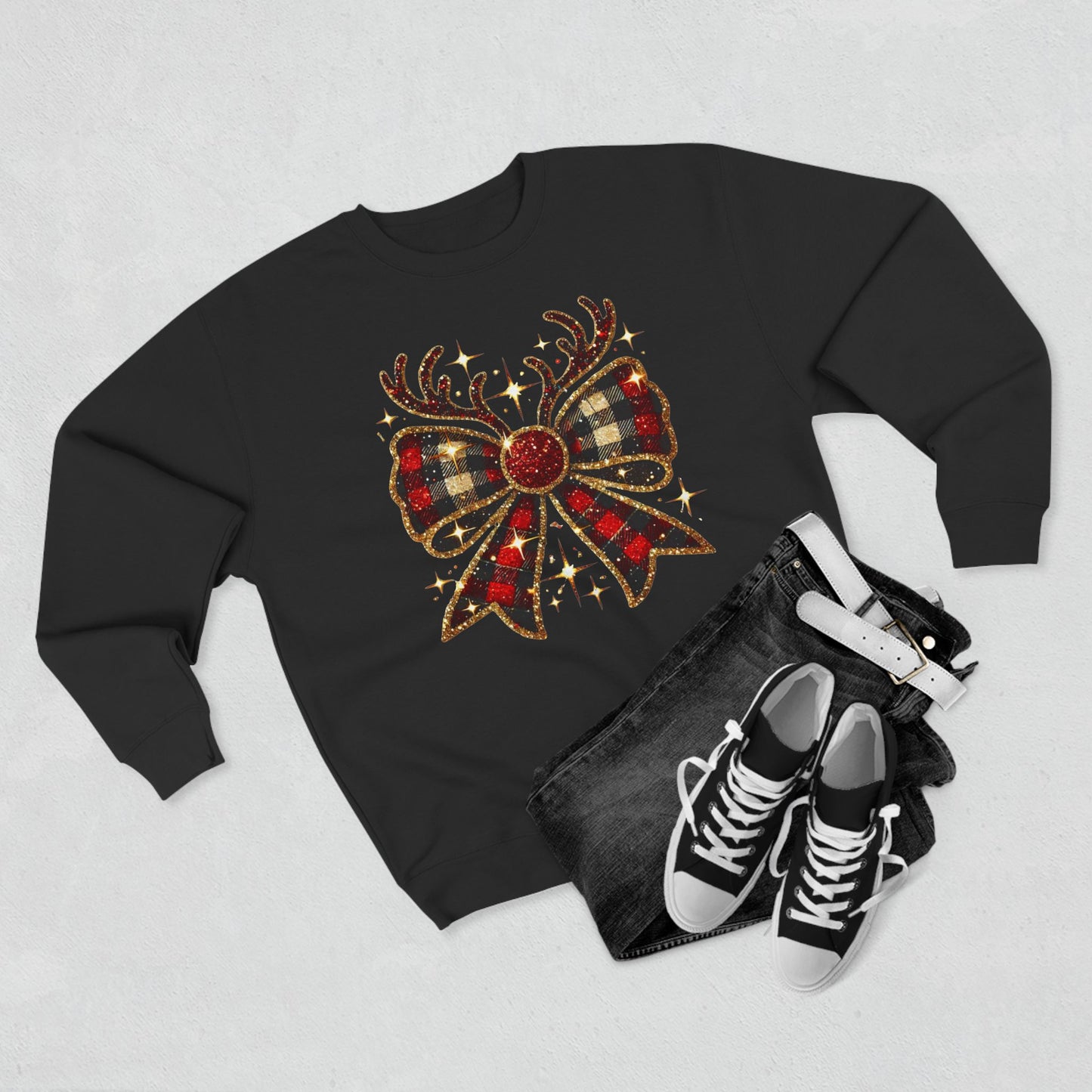 Unisex Crewneck Sweatshirt | Christmas Bow