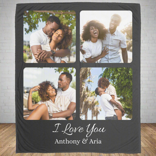 Personalized Couples Blanket