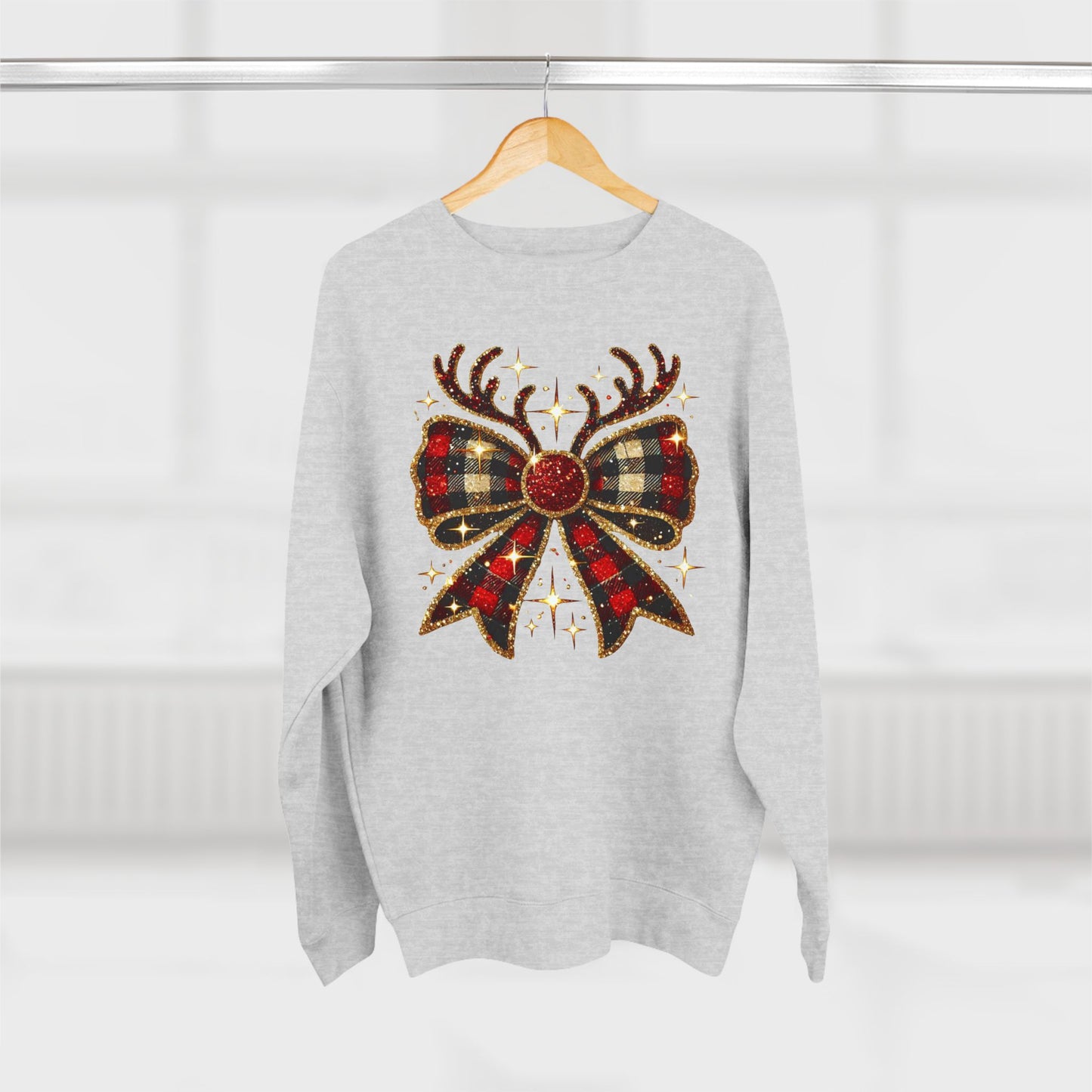 Unisex Crewneck Sweatshirt | Christmas Bow