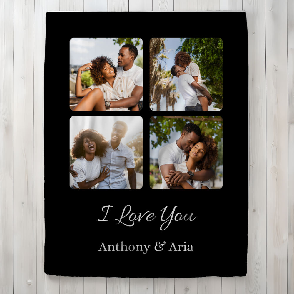 Personalized Couples Blanket