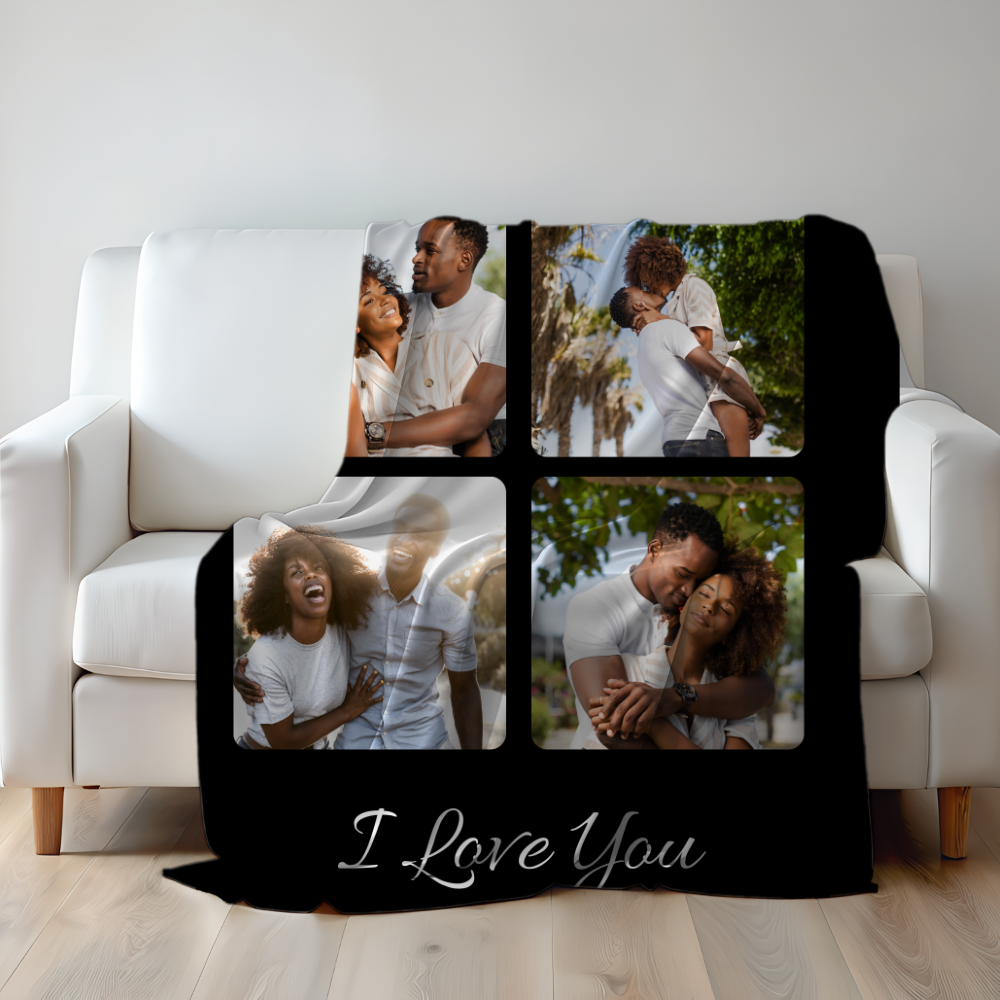 Personalized Couples Blanket