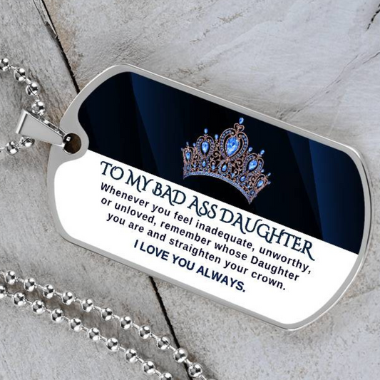 Perfect Keepsake For Daughter | Dog Tag