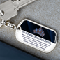 Heartfelt Keepsake For Daughter | Swivel Keychain | Bad Ass Daughter