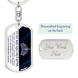 Heartfelt Keepsake For Daughter | Swivel Keychain | Bad Ass Daughter