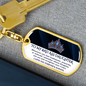 Heartfelt Keepsake For Daughter | Swivel Keychain | Bad Ass Daughter