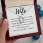 To My Wife | Forever Love Necklace | "I Hope This Reminds You How Much You Are Loved"