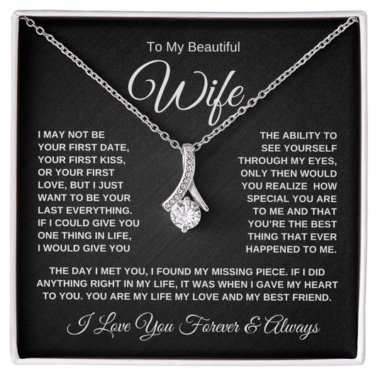 To My Wife | Gift For Wife | Alluring Beauty Necklace