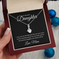 For The Daughter You Always Will Be | Gift For Daughter | Alluring Beauty Necklace With Heartfelt Message Card |