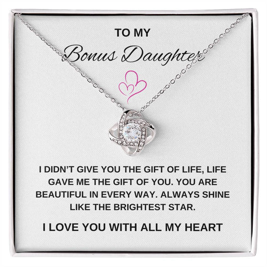 Bonus Daughter | Love Knot Necklace