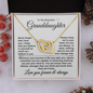 Never Forget That I Love You | Interlocking Hearts Necklace | Gift For Granddaughter | With Heartfelt Message Card |