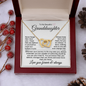 Never Forget That I Love You | Interlocking Hearts Necklace | Gift For Granddaughter | With Heartfelt Message Card |