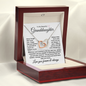 Never Forget That I Love You | Interlocking Hearts Necklace | Gift For Granddaughter | With Heartfelt Message Card |