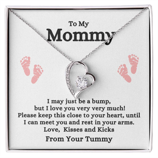 To My Mommy | From your Tummy | Forever Love Necklace