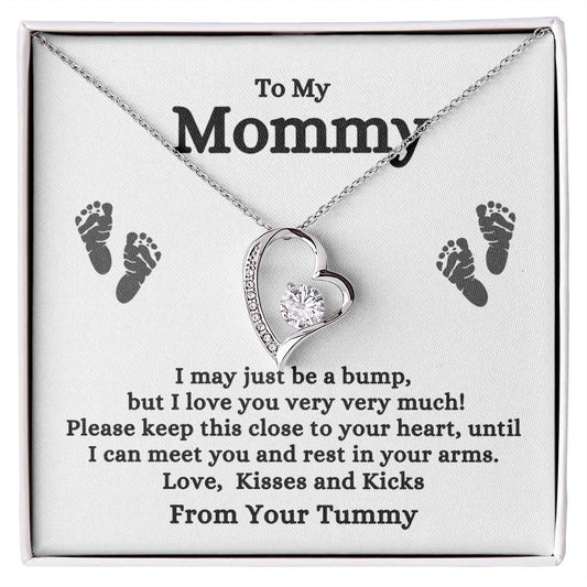 To My Mommy | From your Tummy | Forever Love Necklace