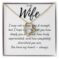 To My Wife | Forever Love Necklace | "I Hope This Reminds You How Much You Are Loved"