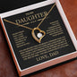 To My Daughter | Gift For Daughter | Forever Love Necklace