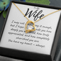 To My Wife | Forever Love Necklace | "I Hope This Reminds You How Much You Are Loved"
