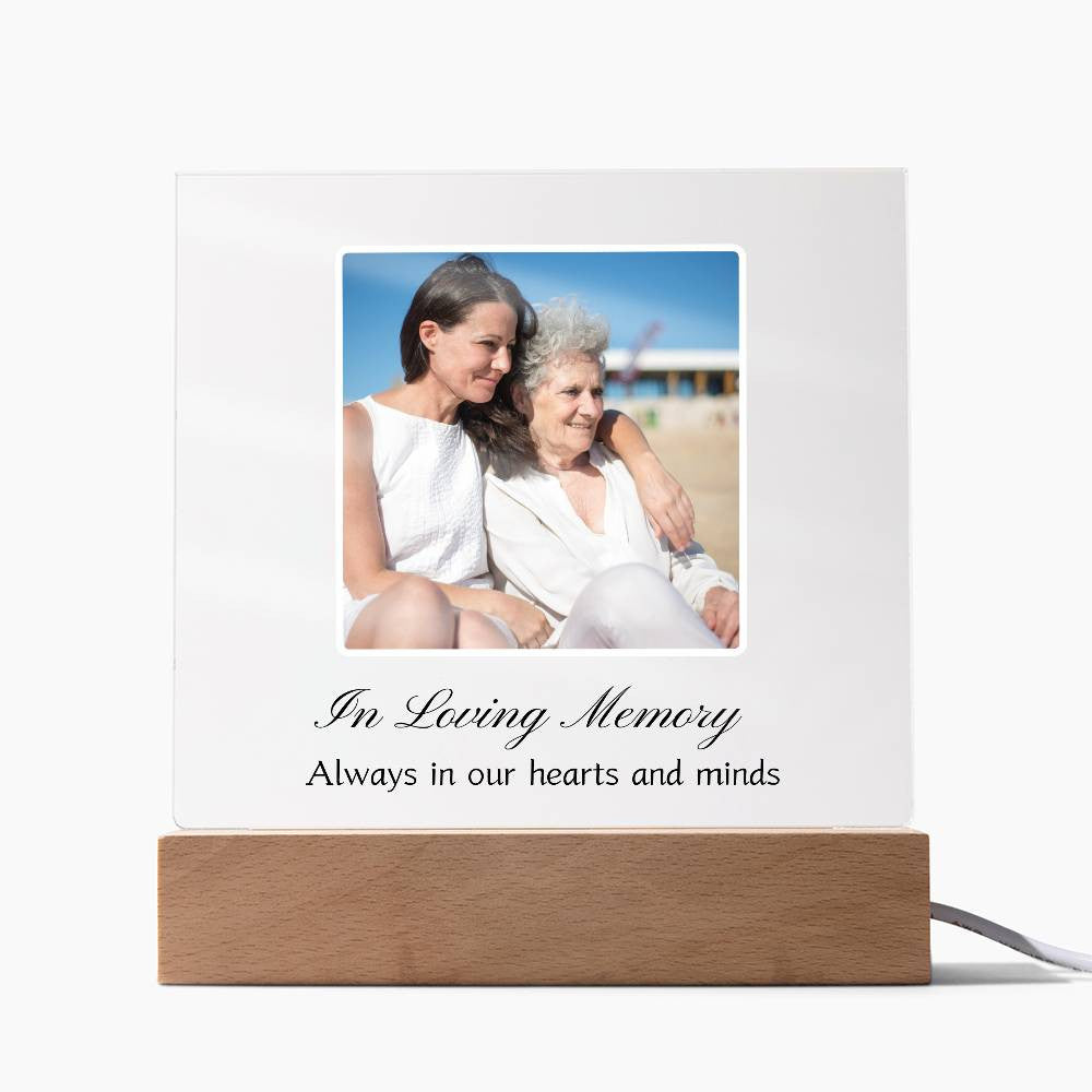 In Loving Memory | Photo Upload | Acrylic Square Plaque