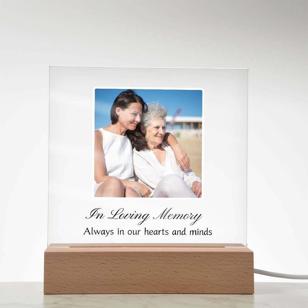 In Loving Memory | Photo Upload | Acrylic Square Plaque